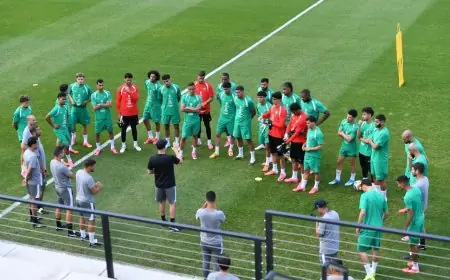 بحضور جميع اللاعبين.. المنتخب المغربي يجري حصة تدريبية جديدة استعدادا لمواجهة إسكتلندا