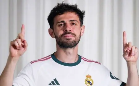 ريال مدريد يتعاقد مع برناردو سيلفا لمدة موسمين في صفقة انتقال حر