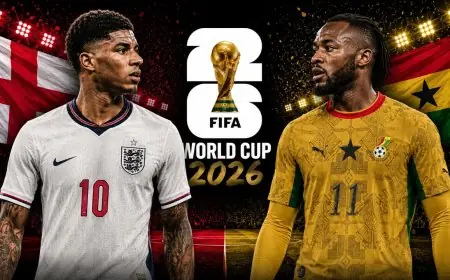 القنوات الناقلة لمباراة إنجلترا وغانا في كأس العالم
