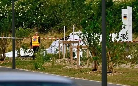 وفاة 11 شخصا إثر حادث تحطم طائرة مدنية شرقي فرنسا