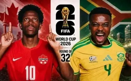 القنوات الناقلة لمباراة جنوب إفريقيا وكندا في الدور 32 من المونديال