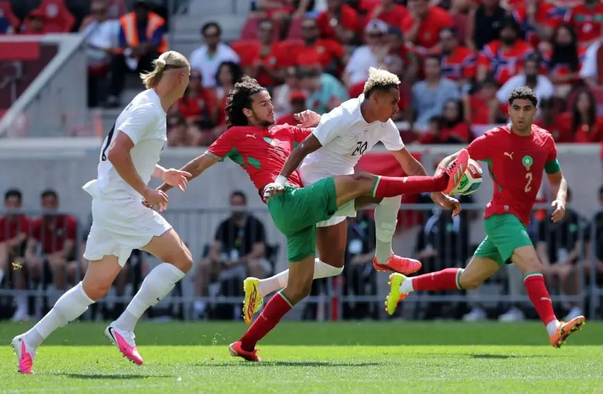 المنتخب المغربي ينهي تحضيراته لكأس العالم بتعادل أمام النرويج