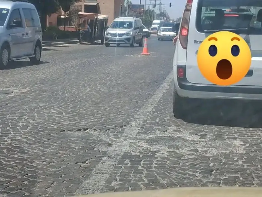 طريق فندق المامونية بمراكش يعود إلى الواجهة..إصلاحات بملايين الدراهم تثير الجدل