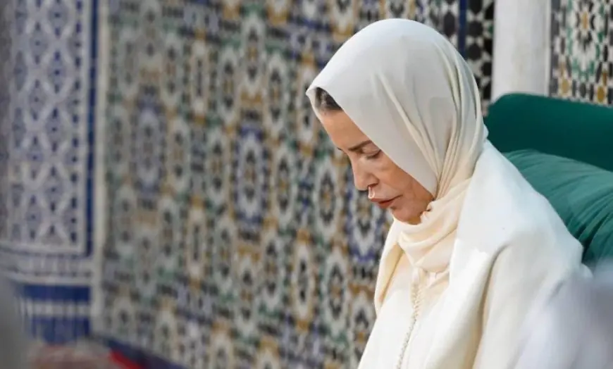 الأميرة للا مريم تمثل الملك محمد السادس في مراسم جنازة برناديت شيراك