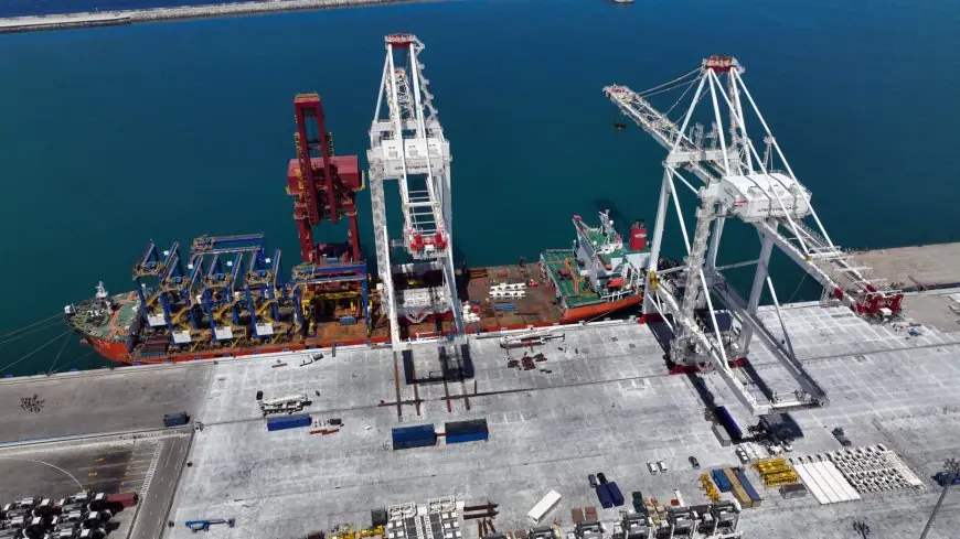 Port Nador West Med : Réception des 3 premiers portiques STS « Super Post-Panamax » au Terminal Est avant son ouverture fin 2026