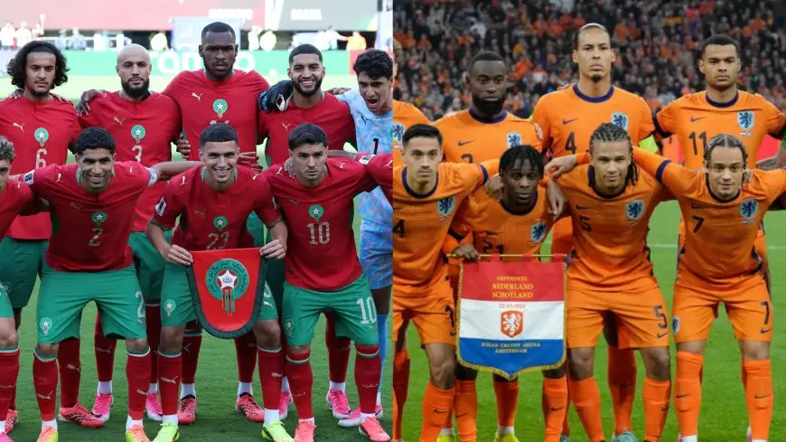 موعد مباراة المغرب وهولندا في الدور 32 من كأس العالم والقنوات الناقلة لها