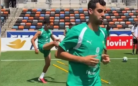المنتخب المغربي يجري أول حصة تدريبية في هيوستن استعدادا لمواجهة كندا