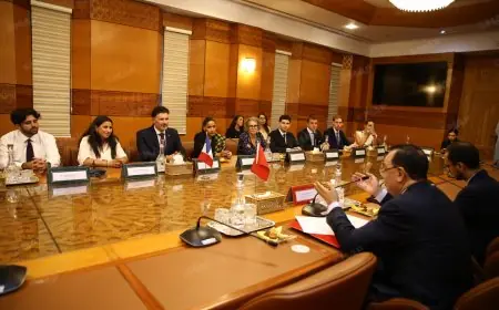 Maroc - France : Lahcen Haddad reçoit une délégation de jeunes élus français à Rabat pour renforcer la coopération