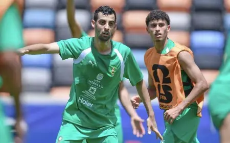 المنتخب المغربي ينهي استعداداته لمواجهة كندا في ثمن نهائي المونديال