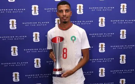 أوناحي يفوز بجائزة رجل مباراة المنتخب المغربي وكندا