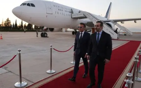 Emmanuel Macron en visite historique à Damas