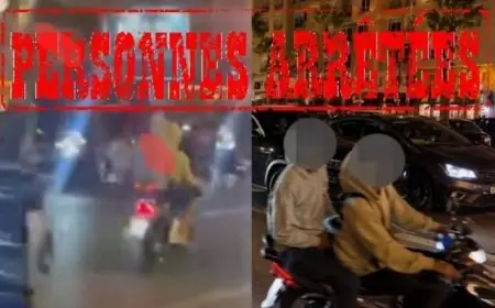 أمن طنجة يوقف قاصرين نفذا عملية سرقة هاتف بالخطف خلال احتفالات المواطنين بفوز المنتخب المغربي
