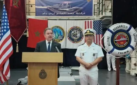 New York : La frégate Mohammed VI de la Marine Royale célèbre l’amitié maroco-américaine lors de l’International Naval Review 250