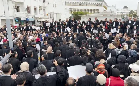 المحامون بالمغرب يقررون الاستمرار في التوقف عن العمل ونقل احتجاجاتهم إلى مختلف المدن