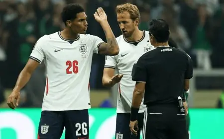 إيقاف جاريل كوانساه مباراتين يربك حسابات المنتخب الإنجليزي في كأس العالم
