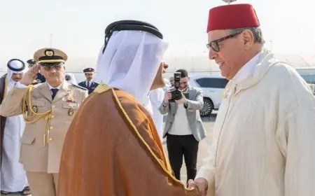 أخنوش يصل إلى الدوحة لتقديم تعازي الملك محمد السادس في وفاة الأمير الوالد الشيخ حمد بن خليفة آل ثاني
