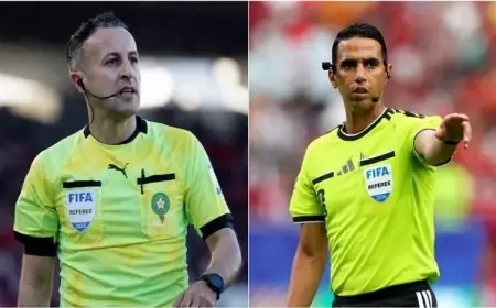 حكمان مغربيان ضمن طاقم مباراة المركز الثالث بين فرنسا وإنجلترا في مونديال 2026