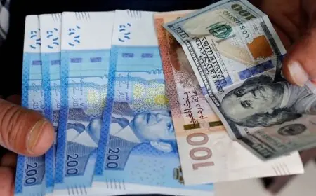 الدرهم يرتفع بنسبة 0,3% أمام الدولار خلال أسبوع