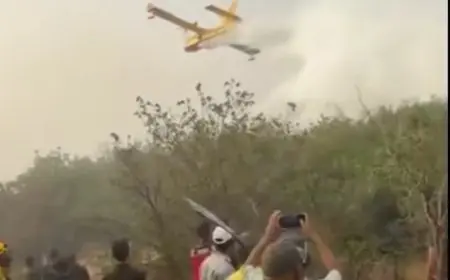 سلطات أزيلال تسيطر على حريق غابة إنفرك بعد تدخل طائرات كنادير