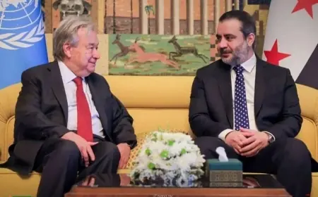 الأمين العام للأمم المتحدة يدعو المجتمع الدولي إلى مساندة سوريا خلال المرحلة الانتقالية