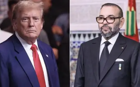 ترامب يشكر الملك محمد السادس بعد إطلاق اسمه على طريق تيزنيت-الداخلة