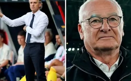 رانييري مديرا فنيا للاتحاد الإيطالي ومانشيني يقود المنتخب