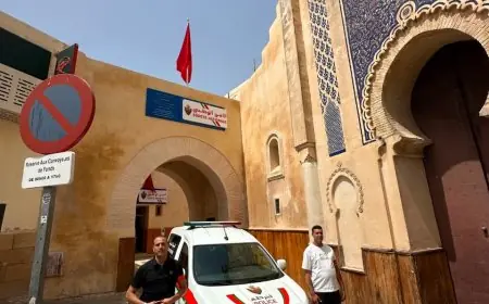 افتتاح المقر الجديد لفرقة الشرطة السياحية بفاس بمناسبة عيد العرش المجيد