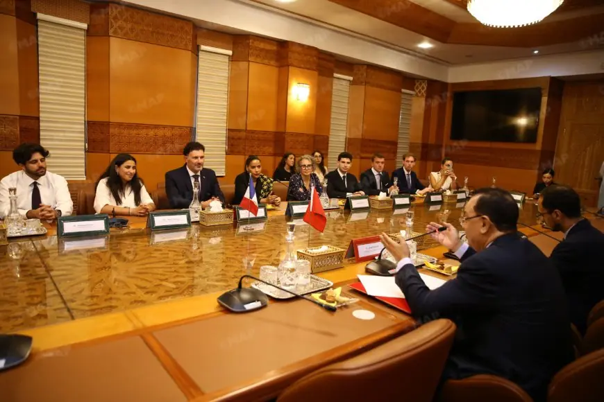 Maroc - France : Lahcen Haddad reçoit une délégation de jeunes élus français à Rabat pour renforcer la coopération