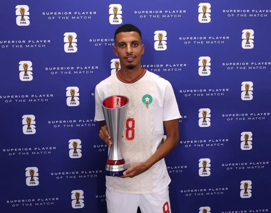 أوناحي يفوز بجائزة رجل مباراة المنتخب المغربي وكندا