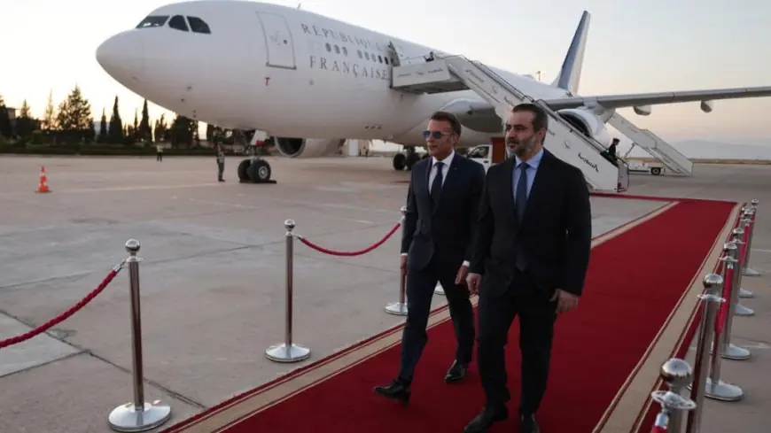 Emmanuel Macron en visite historique à Damas