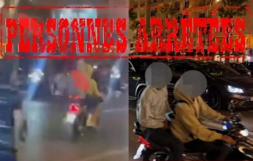 أمن طنجة يوقف قاصرين نفذا عملية سرقة هاتف بالخطف خلال احتفالات المواطنين بفوز المنتخب المغربي