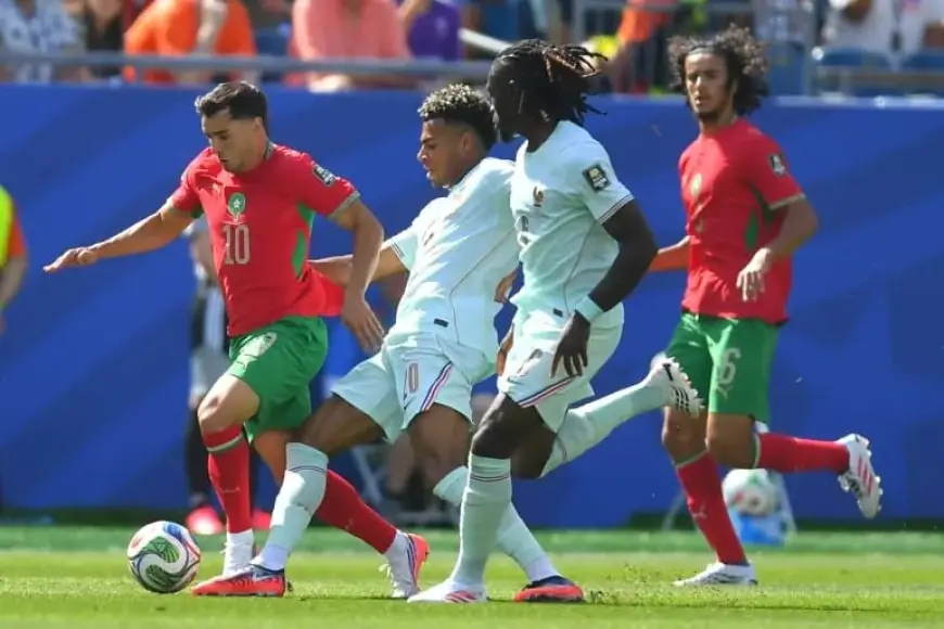 المنتخب المغربي ينهي الشوط الأول بالتعادل أمام فرنسا