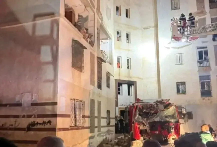 Incendie et explosion dans un immeuble à Oran : 23 blessés, dont 6 pompiers