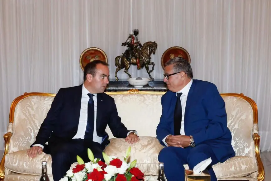 Akhanouch reçoit le Premier ministre français Sébastien Lecornu avant la 15ᵉ réunion intergouvernementale Maroc-France