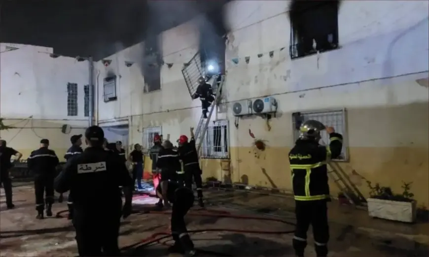 مصرع 11 طفلاً في حريق مهول اندلع داخل مركز لرعاية الأطفال بالجزائر
