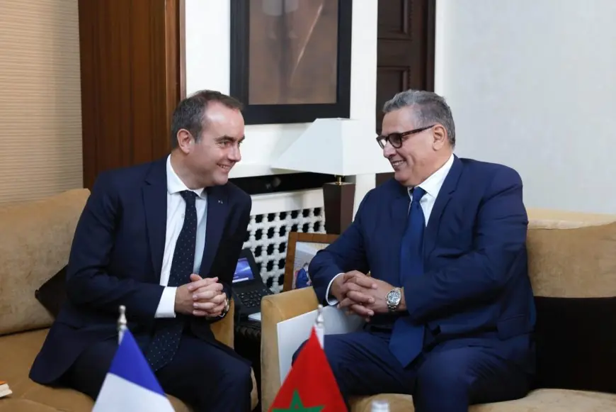 أخنوش يجري مباحثات ثنائية مع الوزير الأول الفرنسي على هامش الاجتماع رفيع المستوى المغربي - الفرنسي