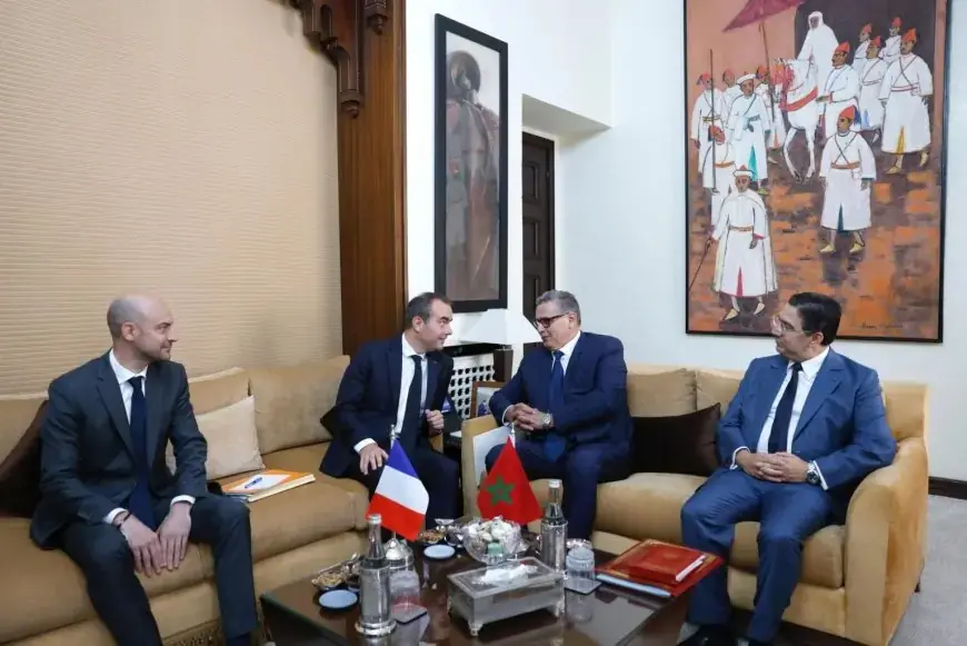 Rabat : Akhannouch reçoit le Premier ministre français Lecornu dans le cadre du 15ᵉ Sommet intergouvernemental Maroc-France