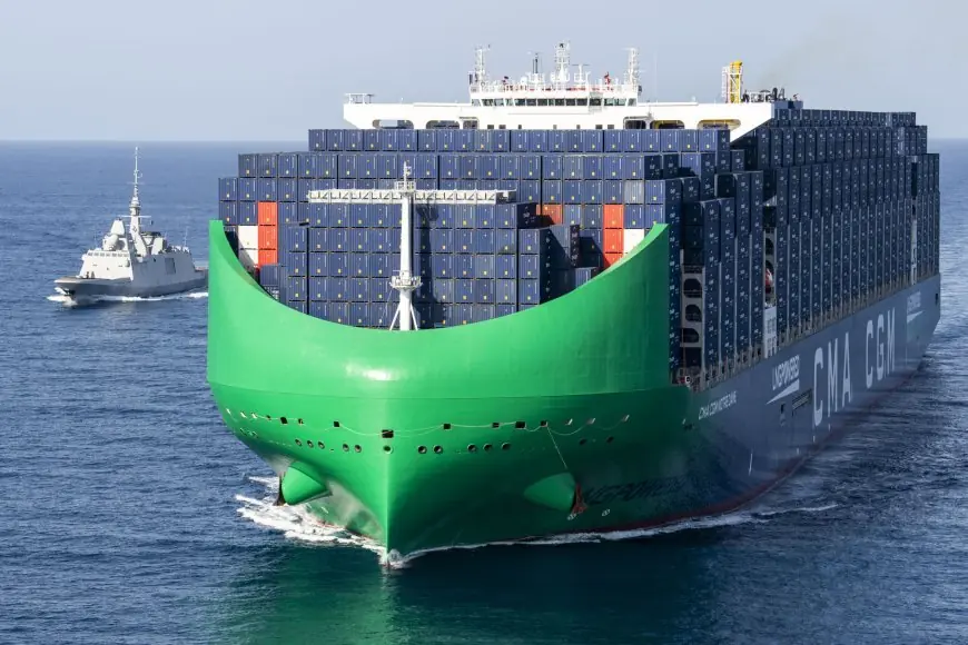 Tanger Med confirme son rang mondial avec l’escale du CMA CGM NOTRE DAME, plus grand porte-conteneurs au GNL au monde