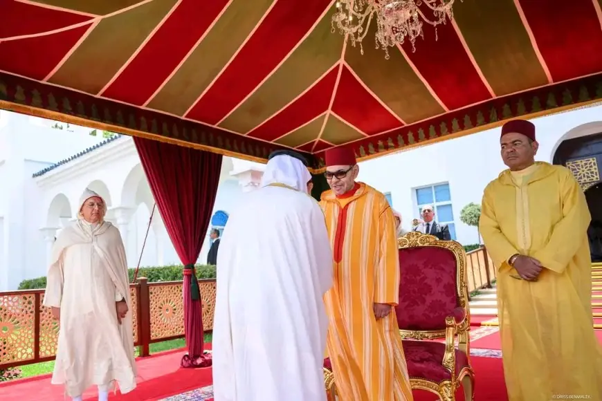 الملك محمد السادس يترأس بالمضيق حفل استقبال بمناسبة عيد العرش