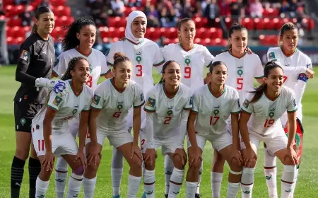 تشكيلة المنتخب الوطني النسوي أمام  جنوب إفريقيا في ربع نهائي كأس أمم إفريقيا للسيدات