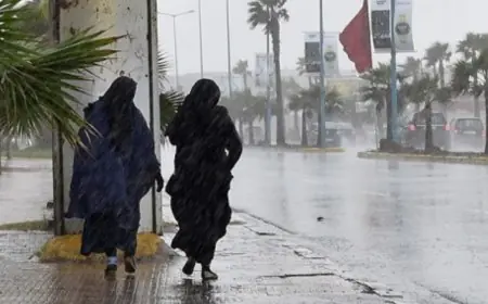 نشرة إنذارية.. زخات رعدية وبَرَد ورياح قوية تضرب عددا من أقاليم المملكة