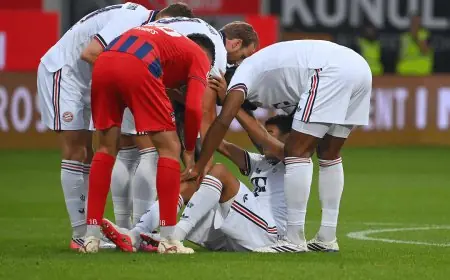 قلق في بايرن ميونيخ بعد انهيار موسيالا للمرة الثانية خلال أيام
