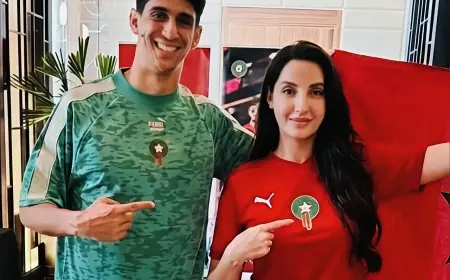 نورة فتحي ترد على شائعات ارتباطها بحارس مرمى المنتخب المغربي ياسين بونو