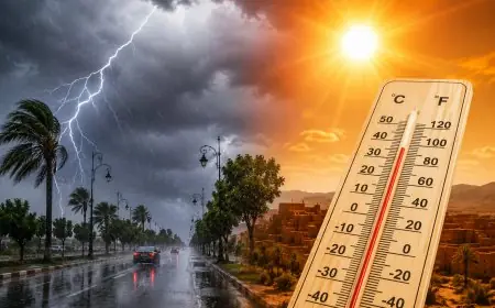 الأرصاد الجوية تتوقع عواصف رعدية وانخفاضا طفيفا في الحرارة بالمغرب خلال الأيام المقبلة