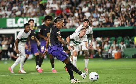برشلونة يكتسح إلتشي بخماسية نظيفة في الدوري الإسباني