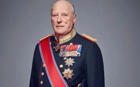 Décès du roi Harald V de Norvège à 89 ans, plus de 30 ans de règne prennent fin