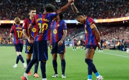 Liga : le FC Barcelone s’impose 5-2 face à Rayo Vallecano