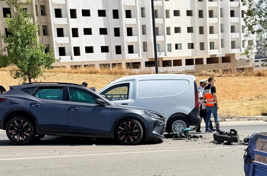 اصطدام قوي بين سيارة أجرة و3 سيارات نفعية يخلف قتلى بطنجة