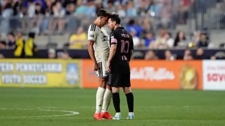 غرامة مالية على ميسي بسبب صفعه  لاعب فيلادلفيا في الدوري الأمريكي