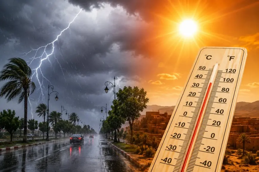 الأرصاد الجوية تتوقع عواصف رعدية وانخفاضا طفيفا في الحرارة بالمغرب خلال الأيام المقبلة